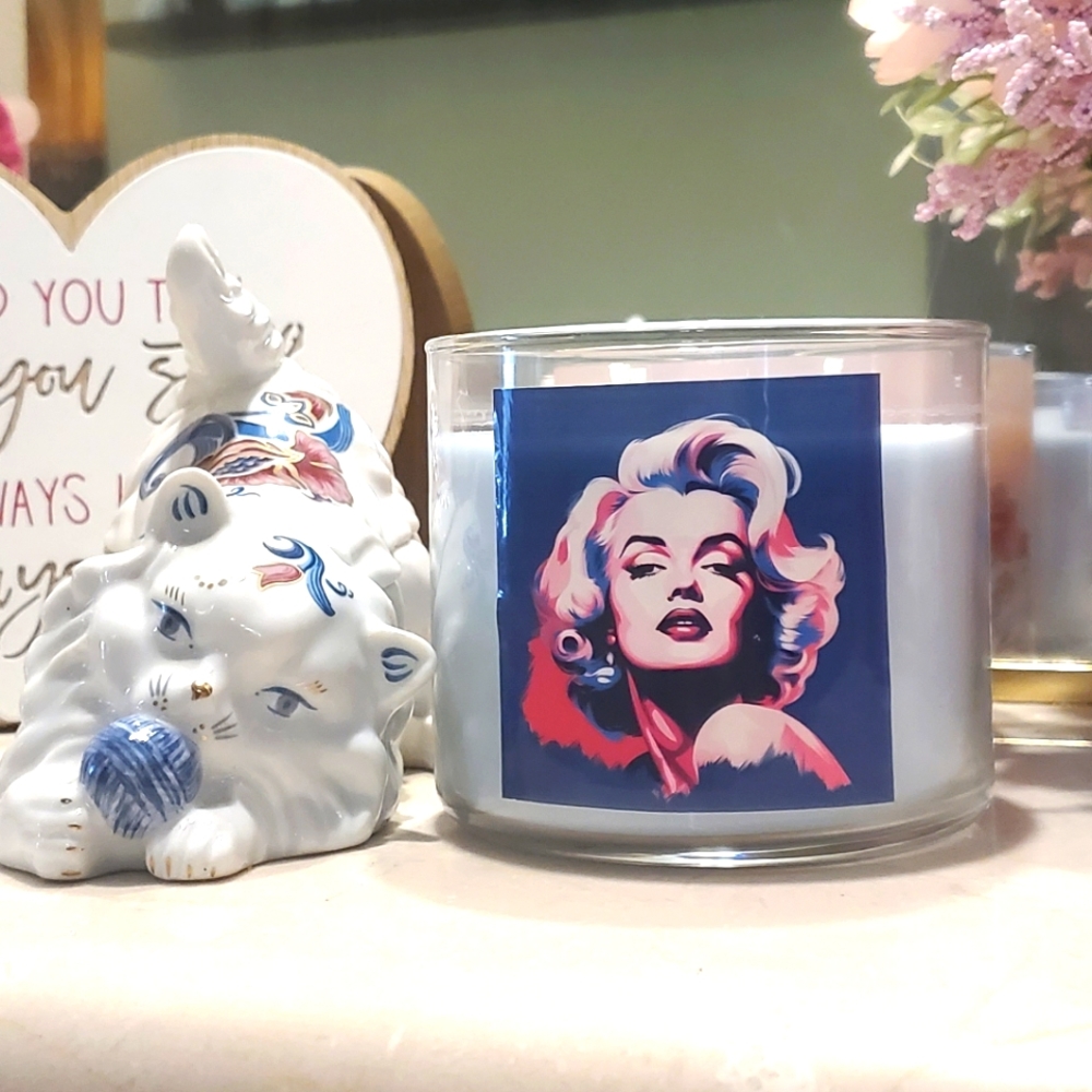 Marilyn Monroe Frozen Lake 3 wick Candle